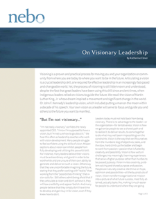 On Visionary Leadership White Paper Image